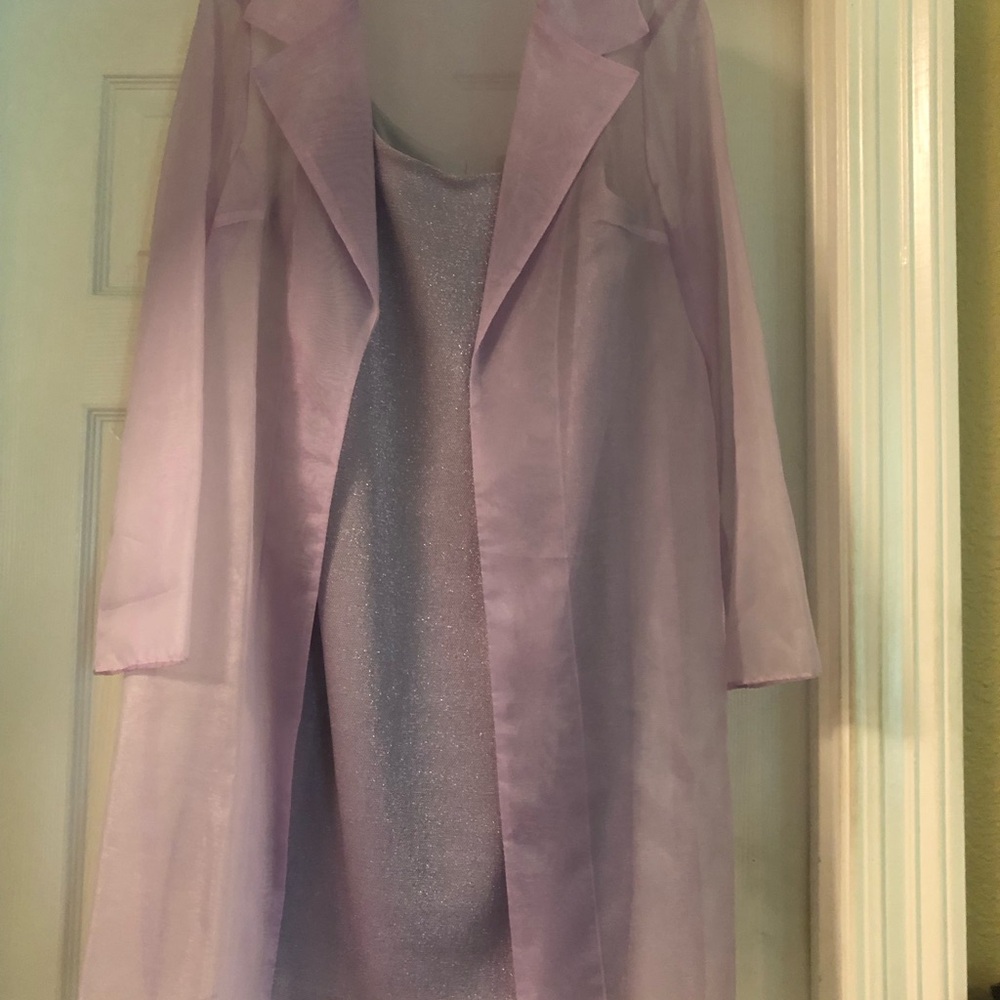 Hugo Buscati Lavender Long Sleeve Dress Set
